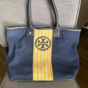 Canvas Tory Burch bag